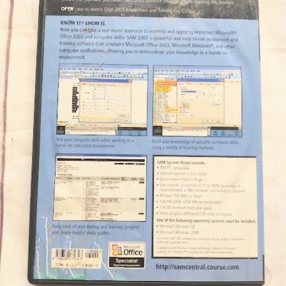 SAM 2003 Assessment and Training for Microsoft Office 2003 - Picture 6 of 6
